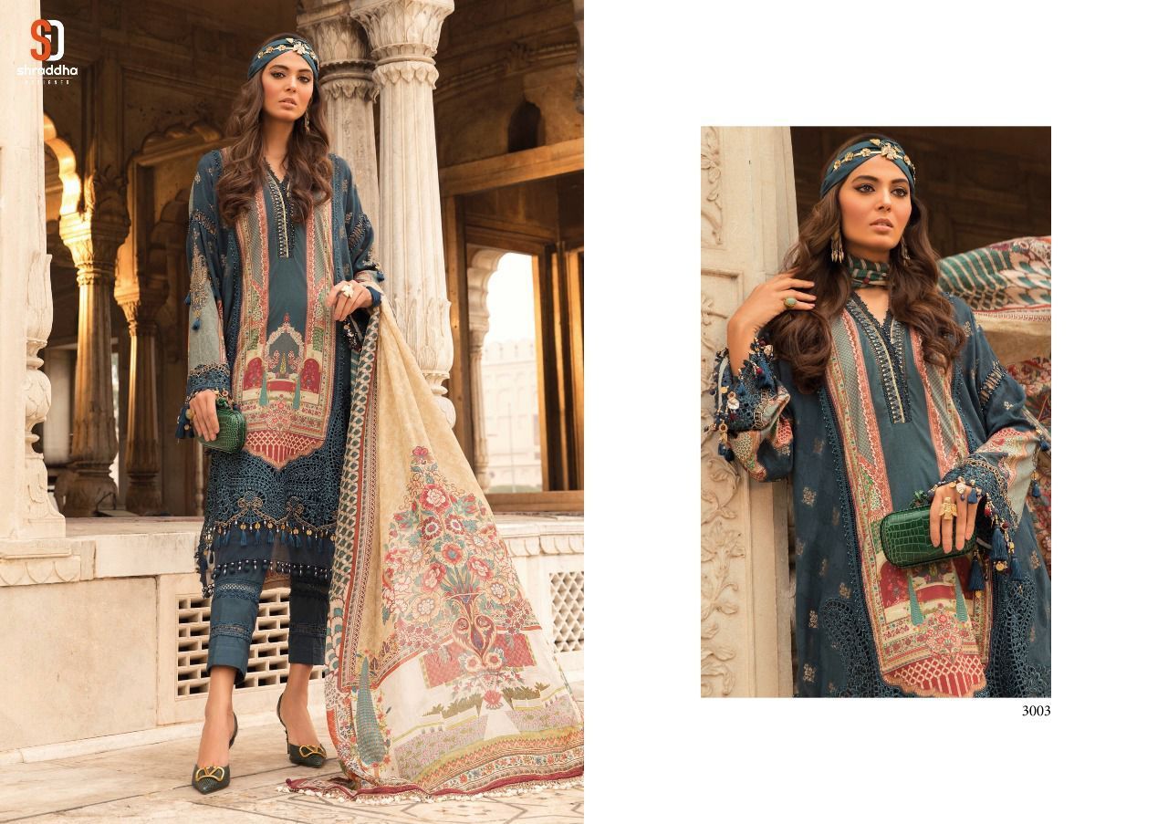 SHRADDHA-MARIA-B-LAWN-VOL-3-COTTON-PRINTED-SUITS-WHOLESALE-4