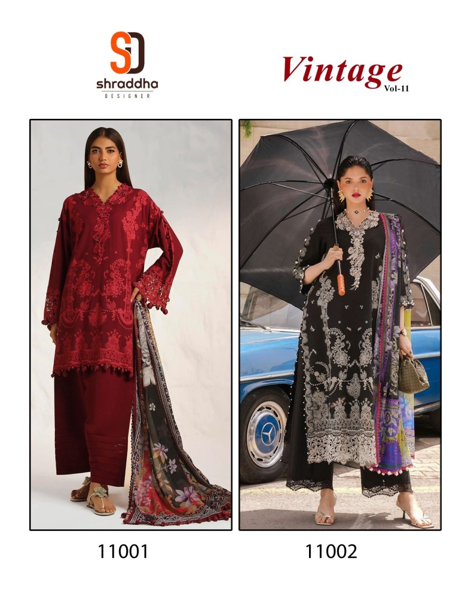 SHRADDHA-VINTAGE-VOL-11-PAKISTANI-LAWN-SUITS-3