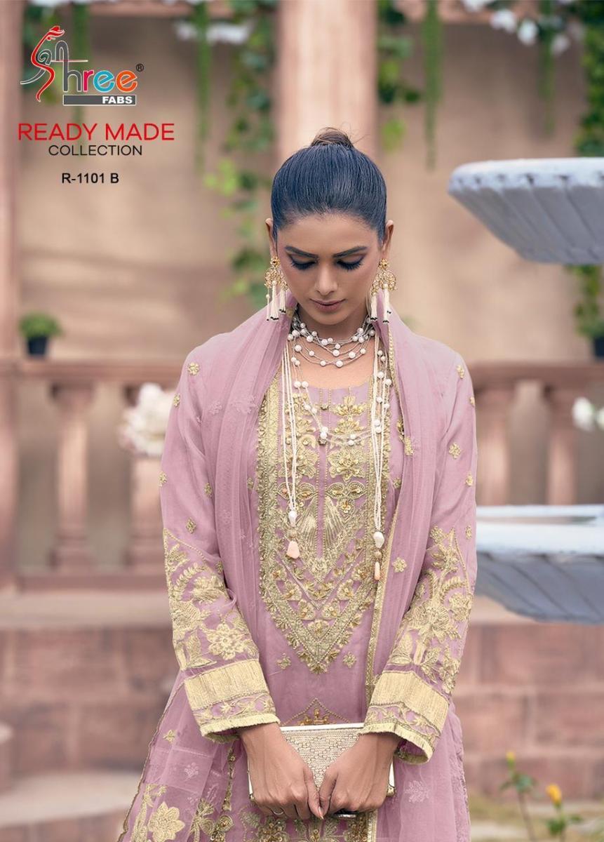 SHREE-FABS-1101-SERIES-ORGANZA-KURTI-PANT-WITH-DUPATTA-WHOLESALER-SURAT-1