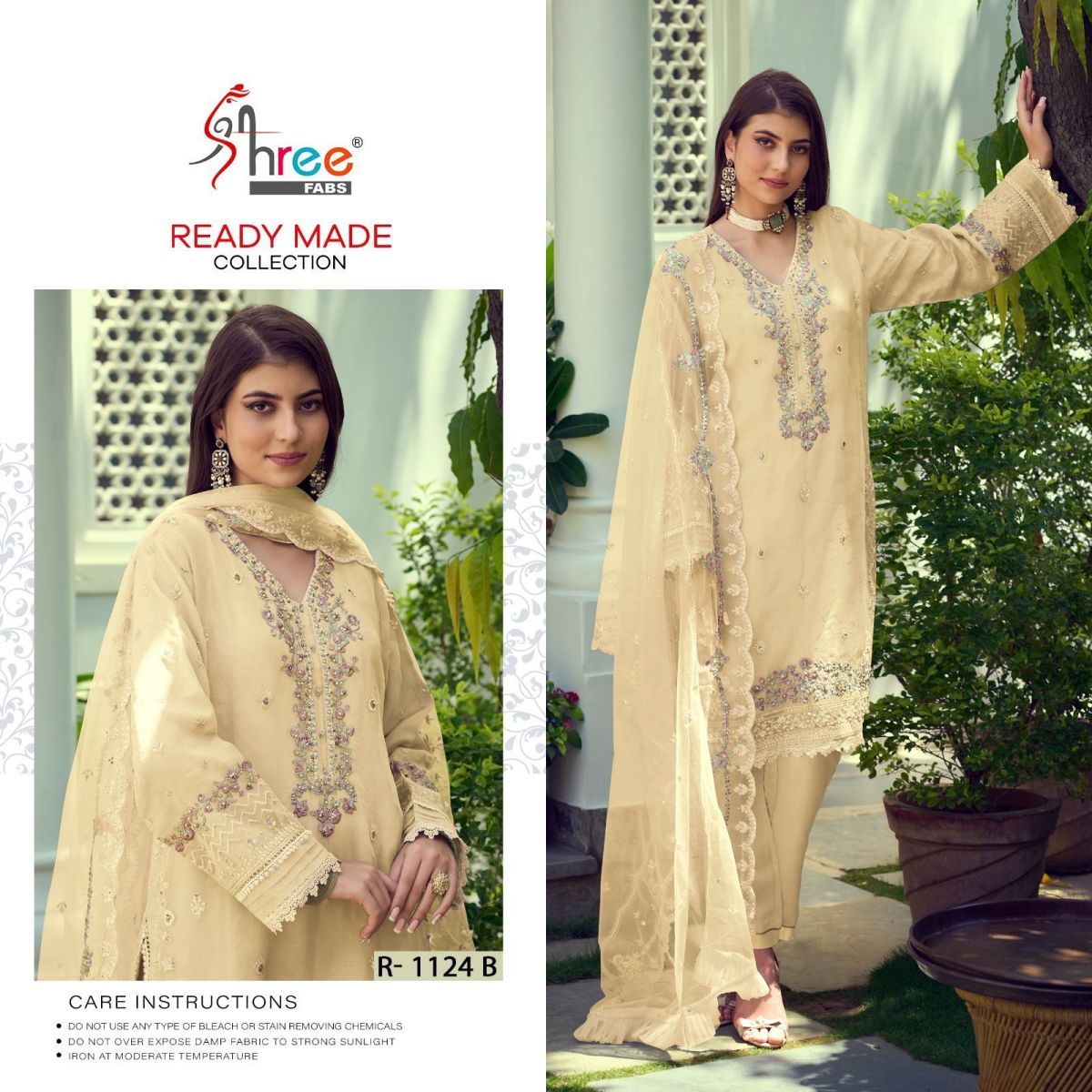 SHREE-FABS-1124-SERIES-READYMADE-ORGANZA-KURTI-PANT-WITH-DUPATTA-WHOLESALER-5