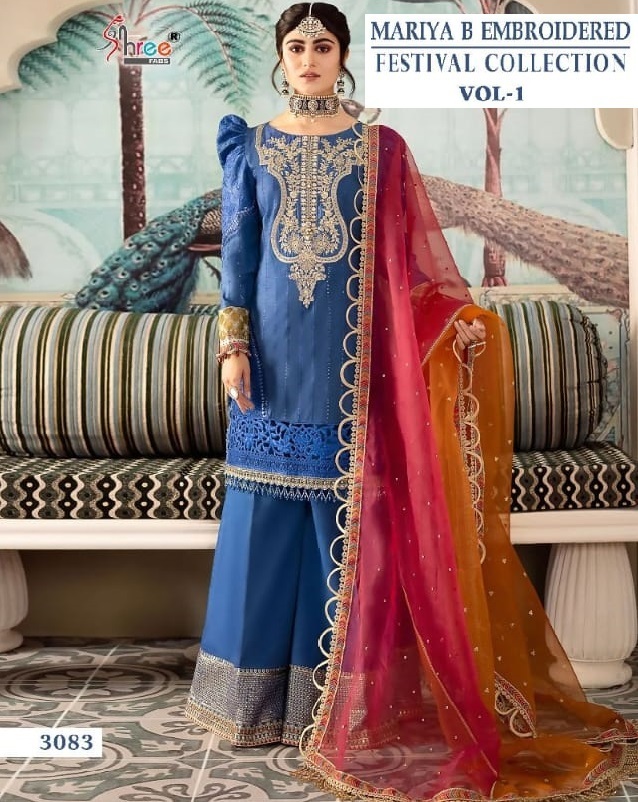 SHREE-FABS-3083-MARIYA-B-EMBROIDERED-VOL-1-SUITS