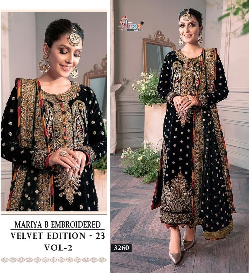 SHREE-FABS-3260-MARIYA-B-EMBROIDERED-VELVET-VOL-2-SUITS-1