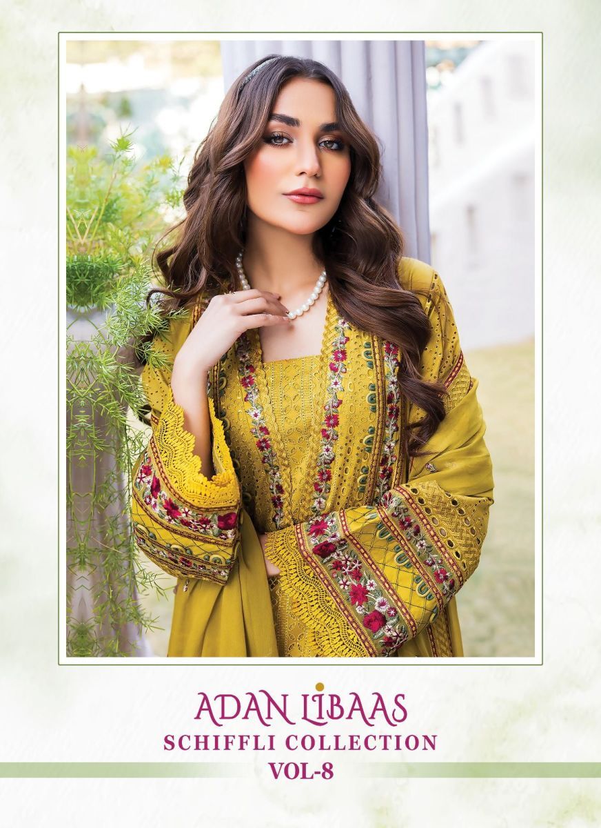 SHREE-FABS-ADAN-LIBAAS-SCHIFFLI-COLLECTION-VOL-8-PAKISTANI-SUITS-AT-SURAT-1