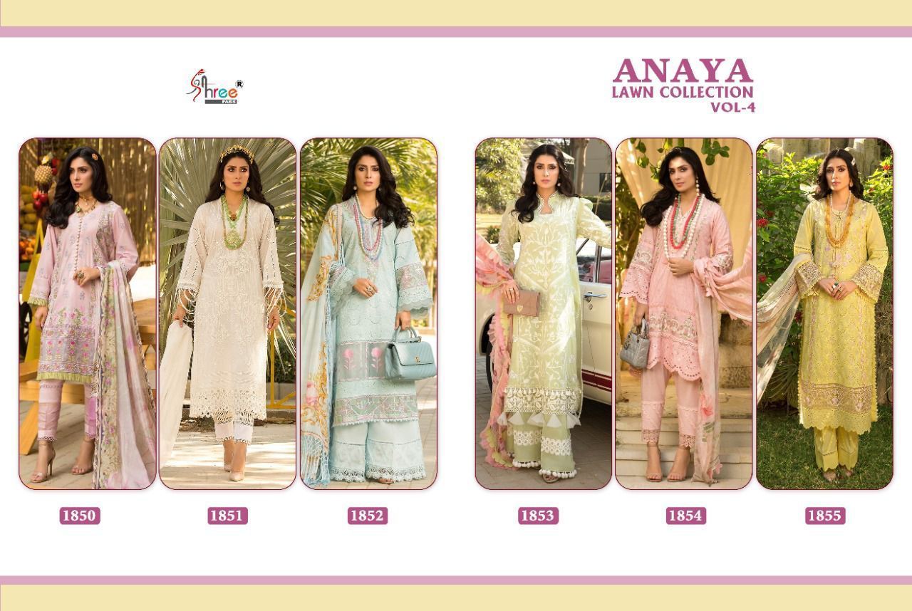 SHREE-FABS-ANAYA-LAWN-COLLECTION-VOL-4-1850-TO-1855-PAKISTANI-LAWN-SUITS-WHOLESALER-1