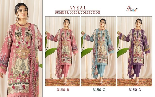 SHREE-FABS-AYZAL-3150-SUMMER-COLLECTION-HIT-PAKISTANI-SUITS-3