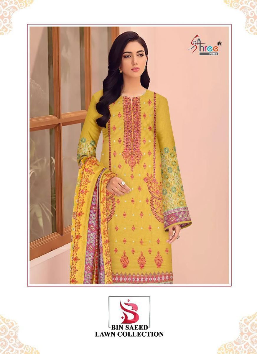 SHREE-FABS-BIN-SAEED-LAWN-COLLECTION-PAKISTANI-SUITS-WHOLESALER-SURAT-1