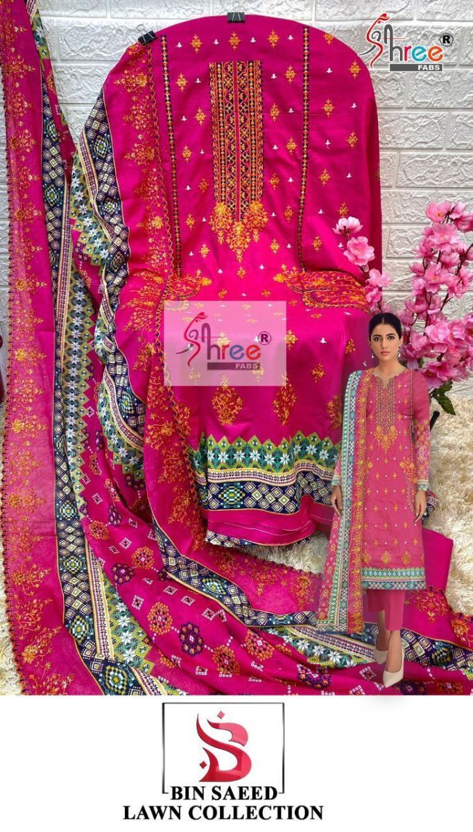 SHREE-FABS-BIN-SAEED-LAWN-COLLECTION-PAKISTANI-SUITS-WHOLESALER-SURAT-10
