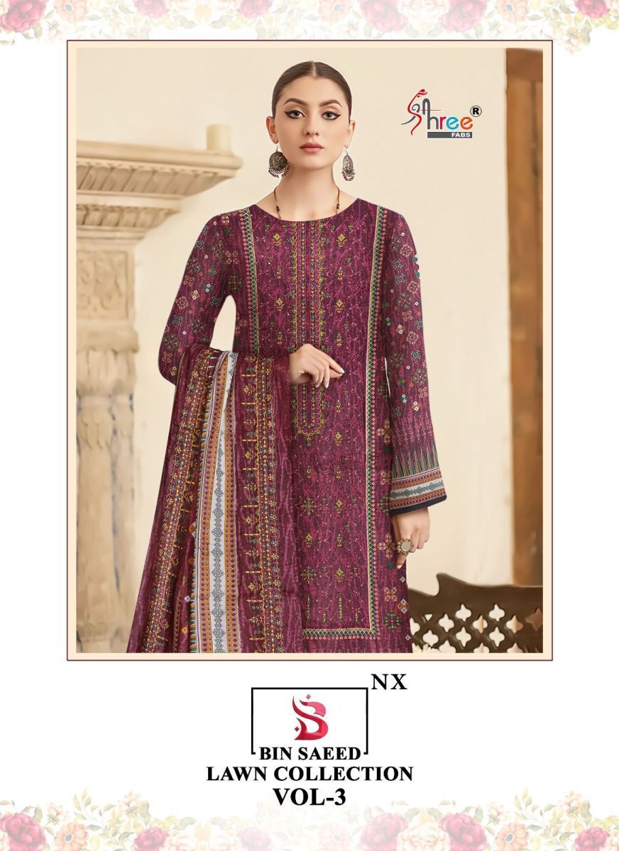 SHREE-FABS-BIN-SAEED-LAWN-COLLECTION-VOL-3-NX-PAKISTANI-SUITS-WHOLESALE-1