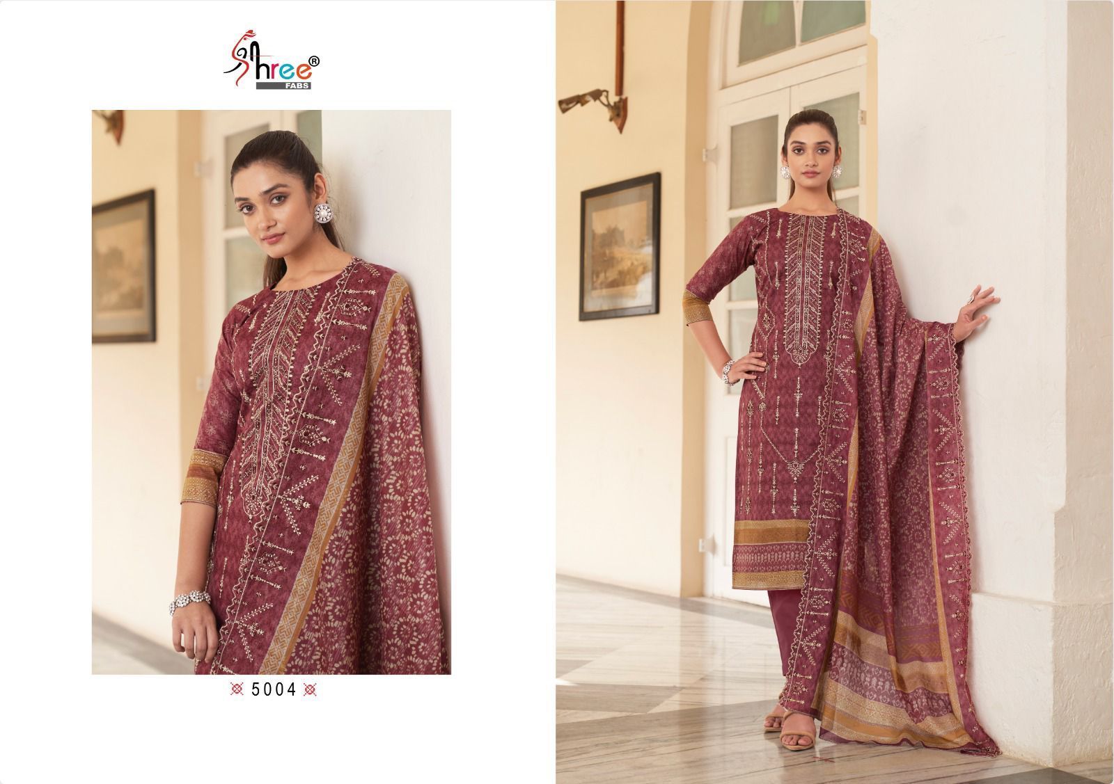 SHREE-FABS-BIN-SAEED-VOL-5-LAWN-PRINT-EMBROIDERY-SUITS-AT-SURAT-4