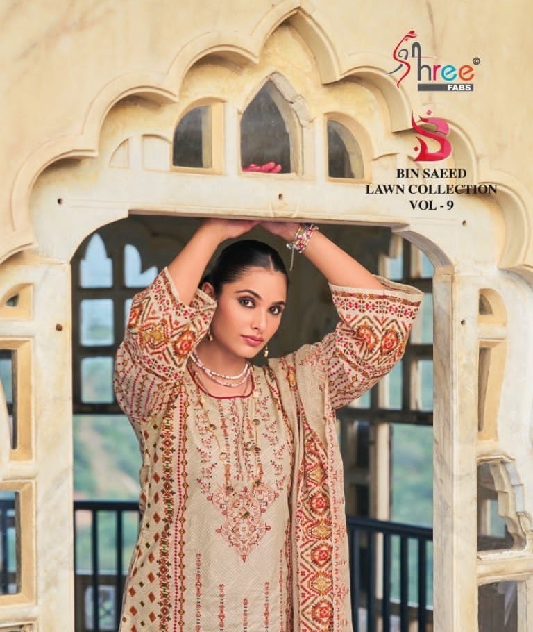 SHREE-FABS-BIN-SAEED-VOL-9-COTTON-PAKISTANI-SALWAR-SUITS-SUPPLIER-IN-SURAT-1