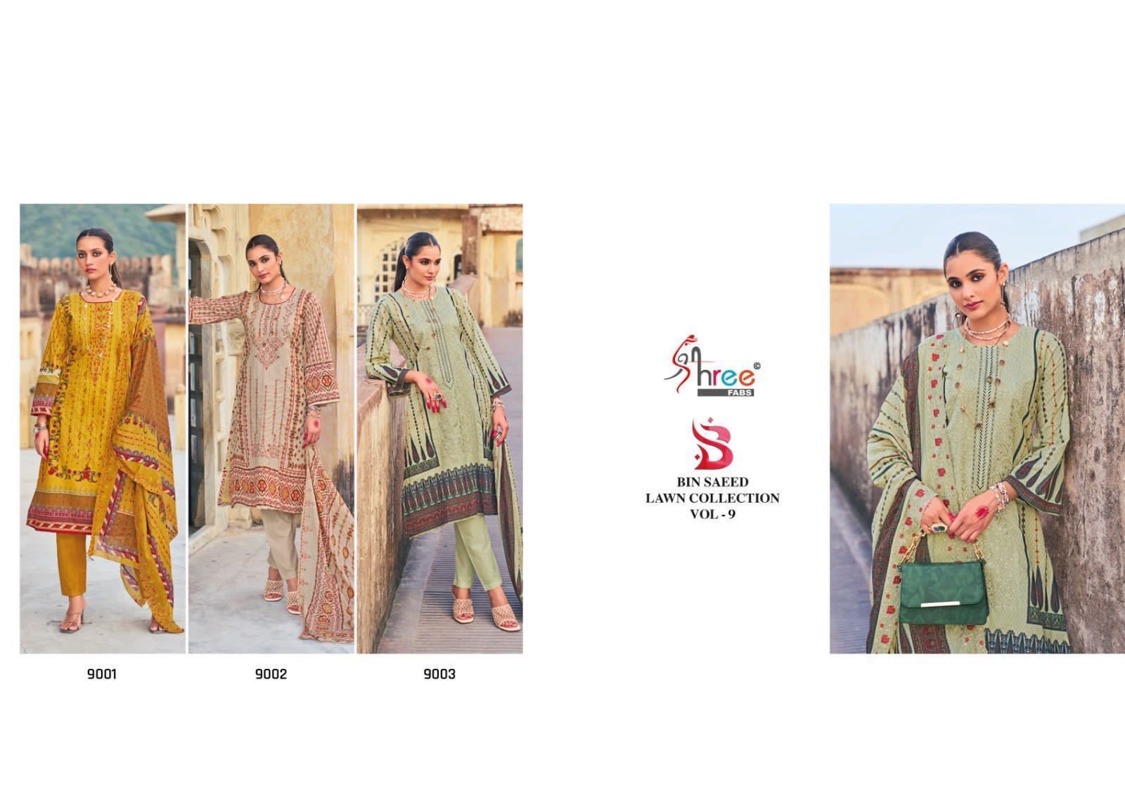 SHREE-FABS-BIN-SAEED-VOL-9-COTTON-PAKISTANI-SALWAR-SUITS-SUPPLIER-IN-SURAT-2