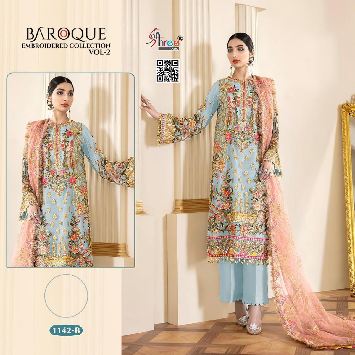 1_SHREE-FABS-BQROQUE-VOL-2-D.No-1142-PAKISTANI-EMBROIDERED-COLLECTION-2