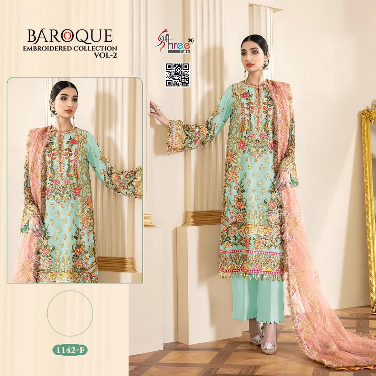 1_SHREE-FABS-BQROQUE-VOL-2-D.No-1142-PAKISTANI-EMBROIDERED-COLLECTION-3