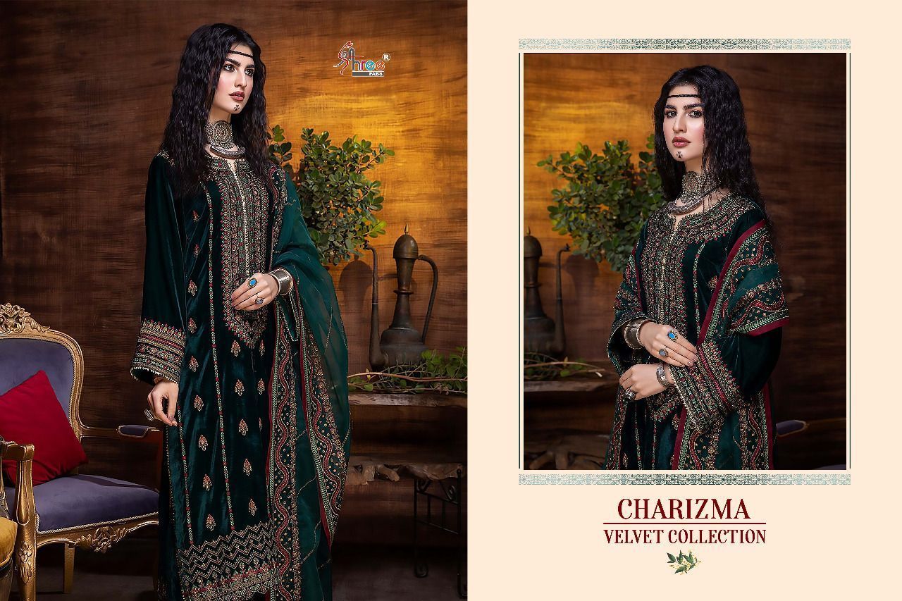 SHREE-FABS-CHARIZMA-VELVAT-SUITS-WINTER-COLLECTION-2022-1
