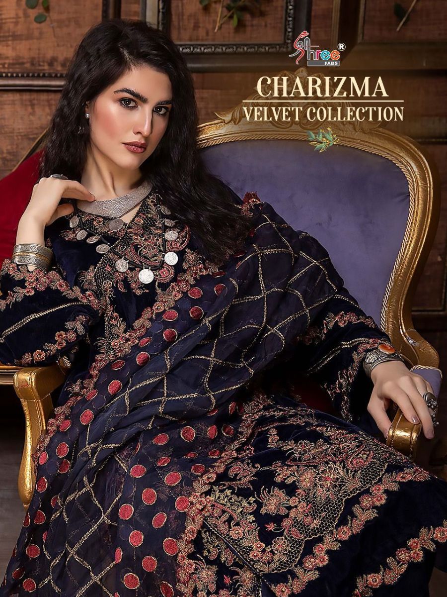 SHREE-FABS-CHARIZMA-VELVAT-SUITS-WINTER-COLLECTION-2022-7