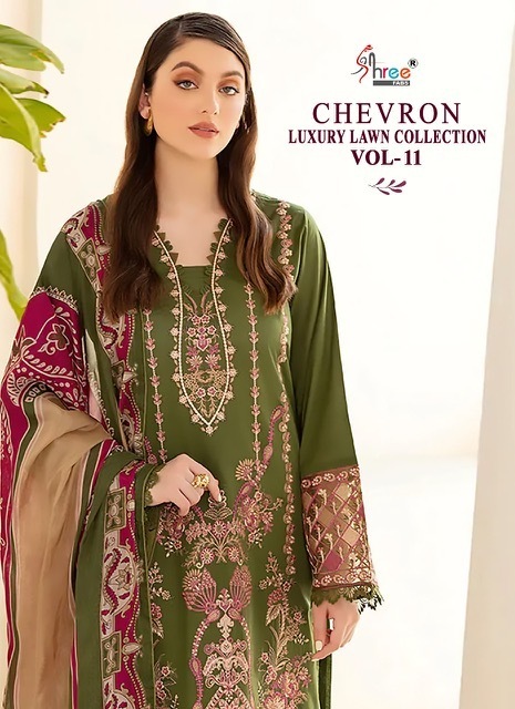 SHREE-FABS-CHEVRON-LUXURY-LAWN-COLLECTION-VOL-11-PAKISTANI-SUITS-WHOLESALE-1