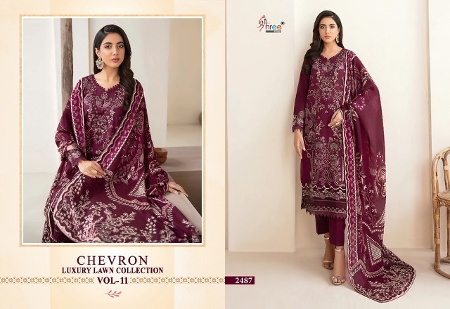SHREE-FABS-CHEVRON-LUXURY-LAWN-COLLECTION-VOL-11-PAKISTANI-SUITS-WHOLESALE-5
