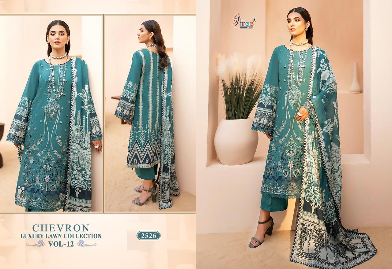 SHREE-FABS-CHEVRON-LUXURY-LAWN-COLLECTION-VOL-12-LAWN-COTTON-SUITS-SURAT-3
