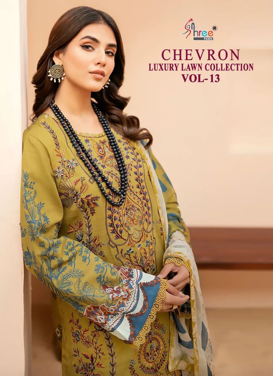 SHREE-FABS-CHEVRON-LUXURY-LAWN-COLLECTION-VOL-13-2527-TO-2531-SERIES-PAKISTANI-SUITS-1