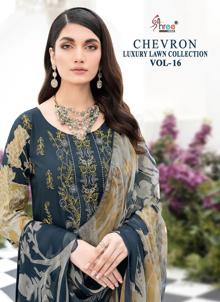 SHREE-FABS-CHEVRON-LUXURY-LAWN-COLLECTION-VOL-16-PAKISTANI-SUITS-AT-SURAT-1