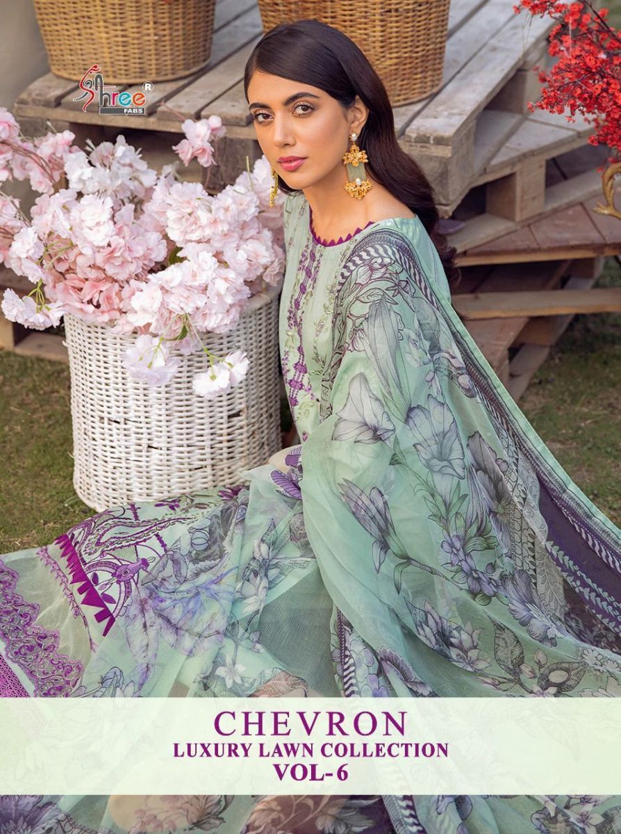 SHREE-FABS-CHEVRON-LUXURY-LAWN-COLLECTION-VOL-6-SALWAR-SUITS-WHOLESALE-1