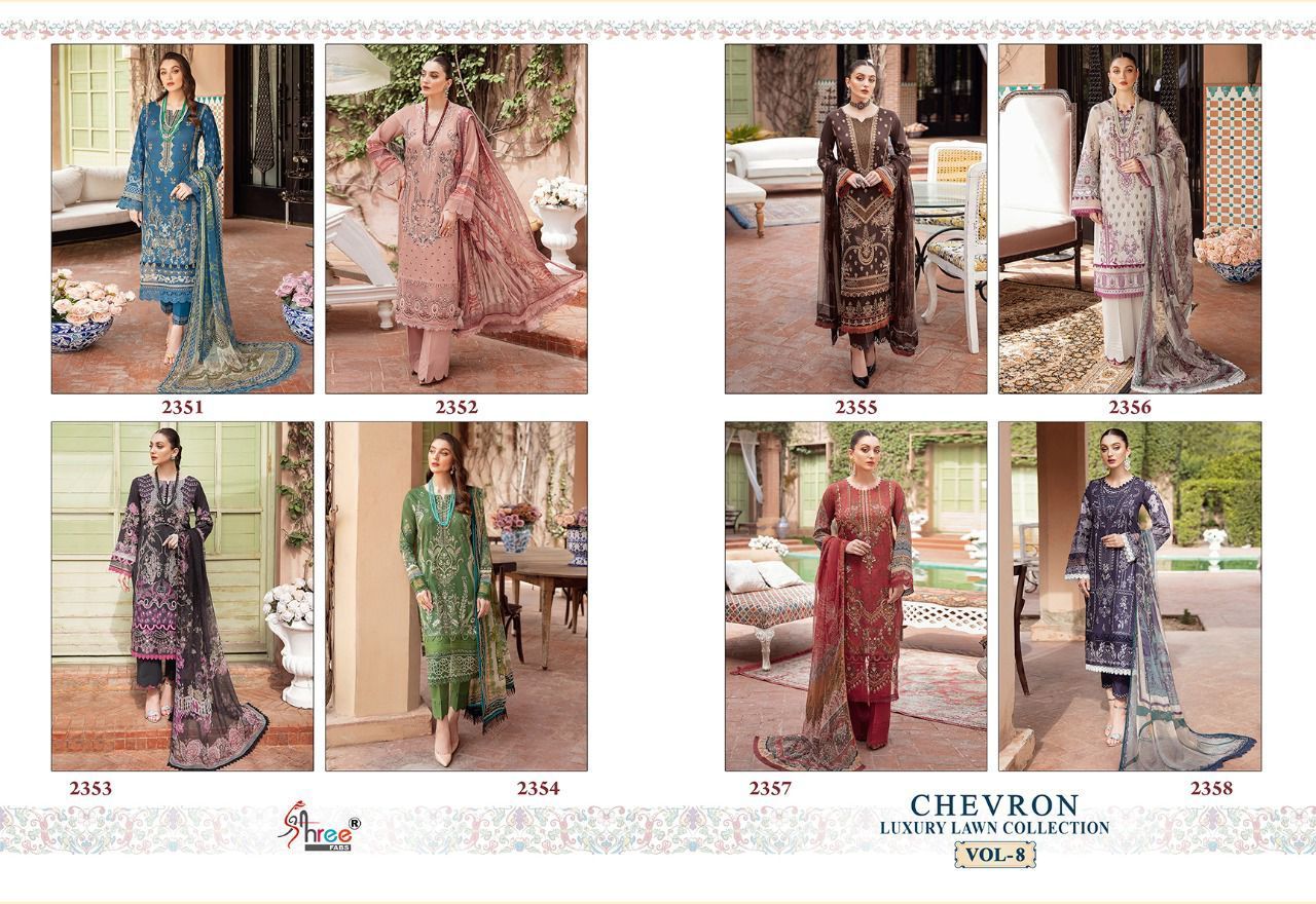 SHREE-FABS-CHEVRON-LUXURY-LAWN-COLLECTION-VOL-8-PAKISTANI-SUITS-AT-SURAT-2