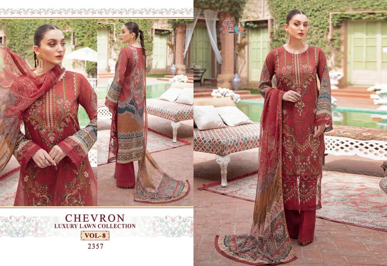 SHREE-FABS-CHEVRON-LUXURY-LAWN-COLLECTION-VOL-8-PAKISTANI-SUITS-AT-SURAT-4
