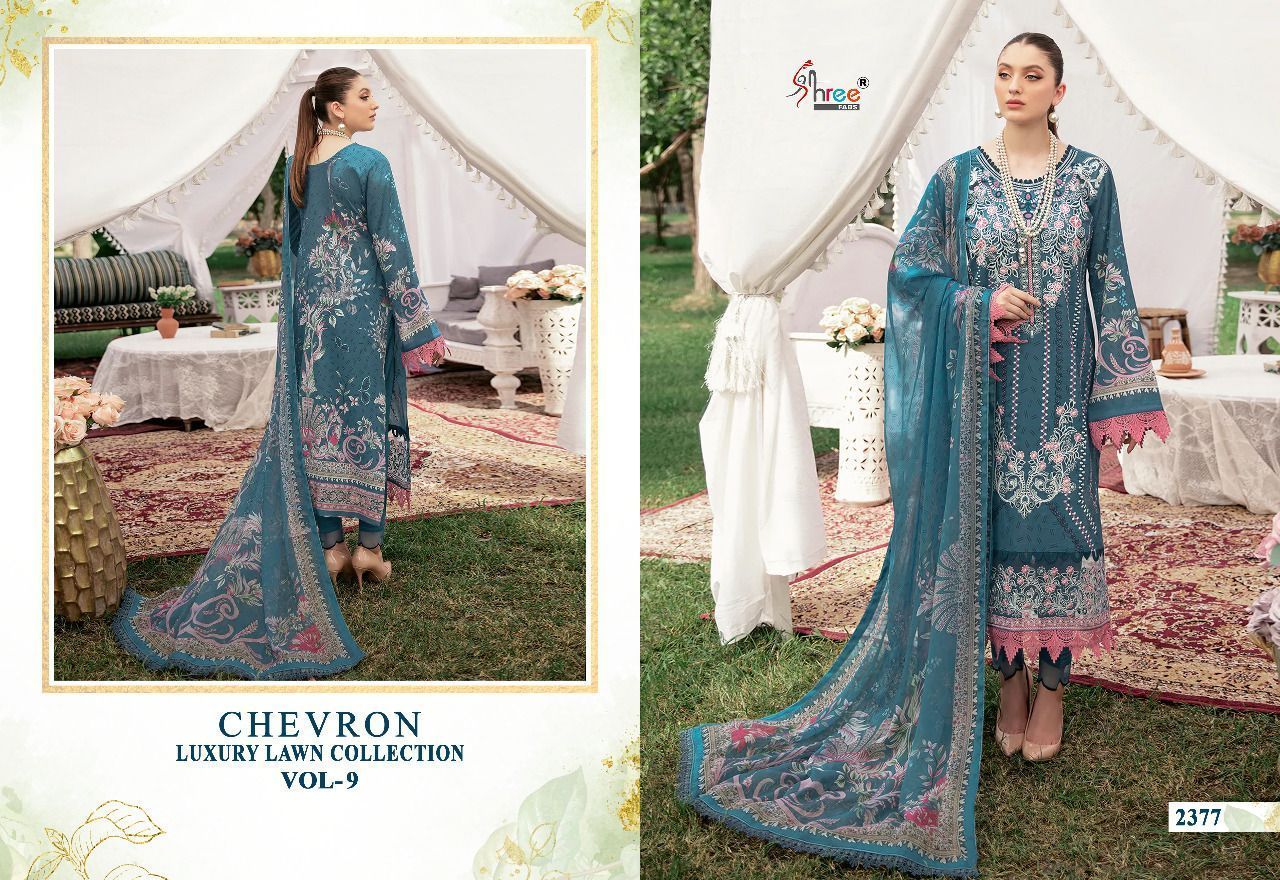 SHREE-FABS-CHEVRON-LUXURY-LAWN-COLLECTION-VOL-9-COTTON-PAKISTANI-SUITS-AT-SURAT-10