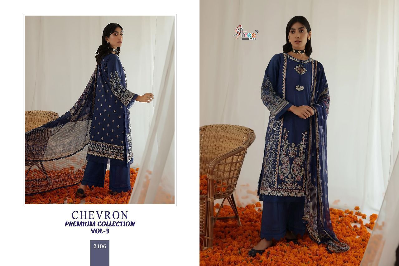 SHREE-FABS-CHEVRON-PREMIUM-COLLECTION-VOL-3-2403-2409-PAKISTANI-PURE-LAWN-COTTON-SUITS-9