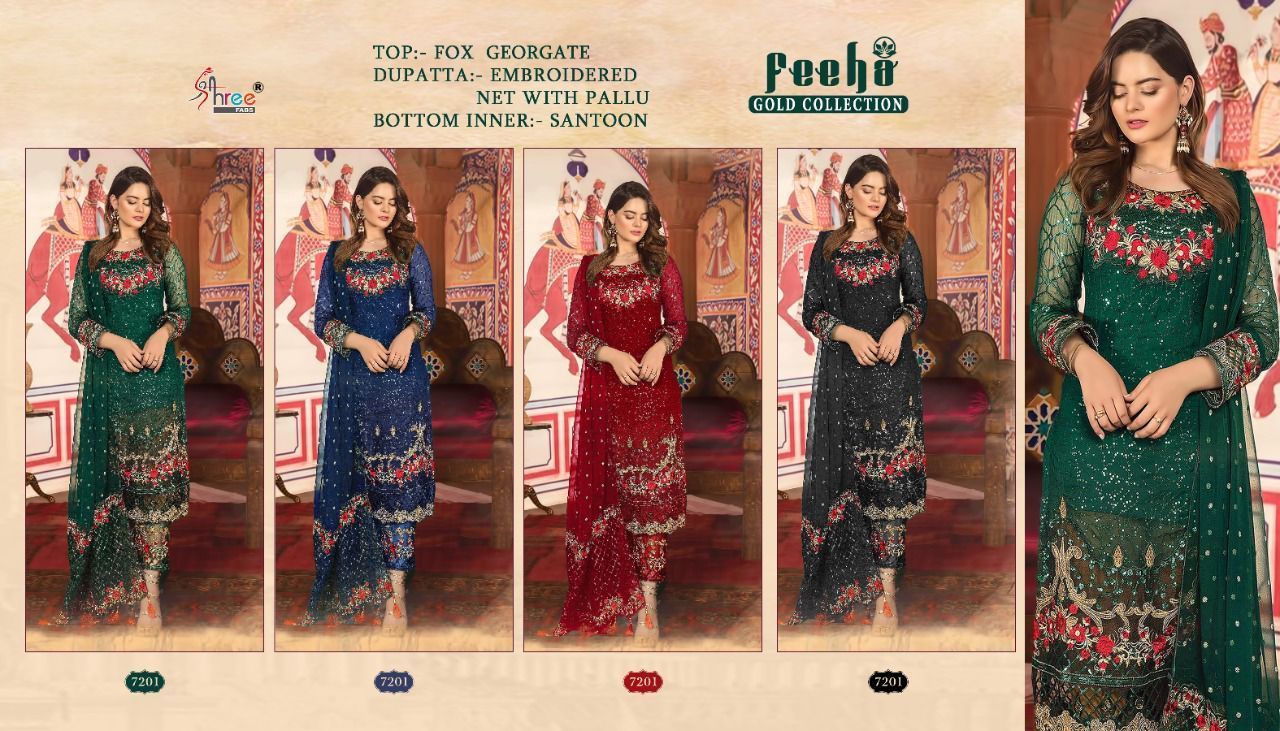 SHREE-FABS-FEEHA-GOLD-COLLECTION-PAKISTANI-SUITS-AT-SURAT-1