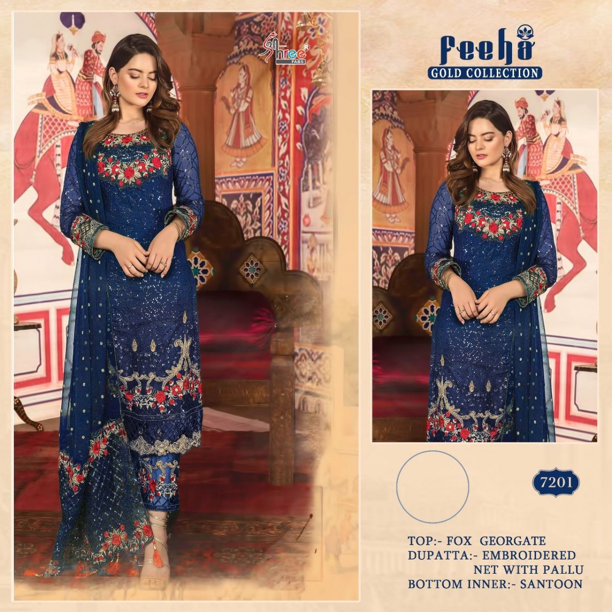 SHREE-FABS-FEEHA-GOLD-COLLECTION-PAKISTANI-SUITS-AT-SURAT-2-Copy