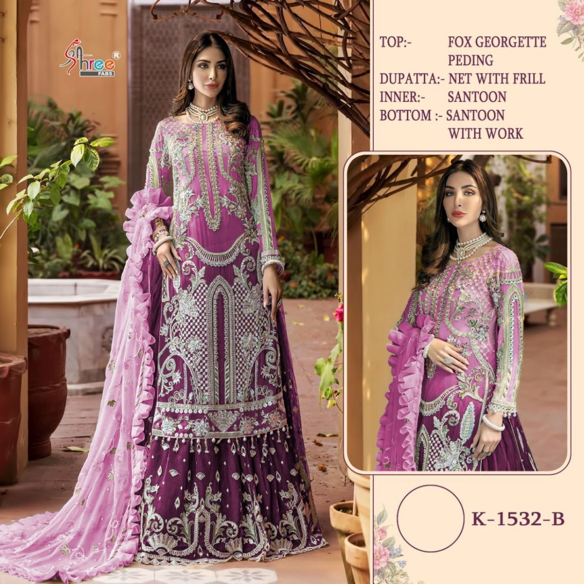 SHREE-FABS-K-1532-SERIES-FOUX-GEORGETTE-PAKISTANI-SUITS-AT-SURAT-4