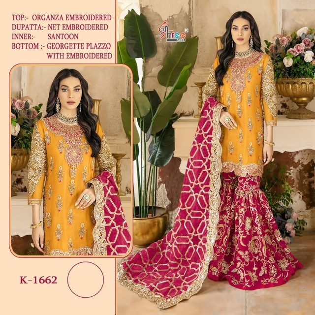 SHREE-FABS-K-1662-SERIES-FOUX-GEORGETTE-PAKISTANI-SUITS-WHOLESALER-1