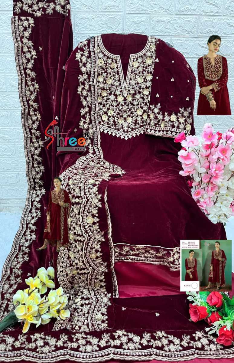 SHREE-FABS-K-1916-VELVET-PAKISTANI-SUITS-3