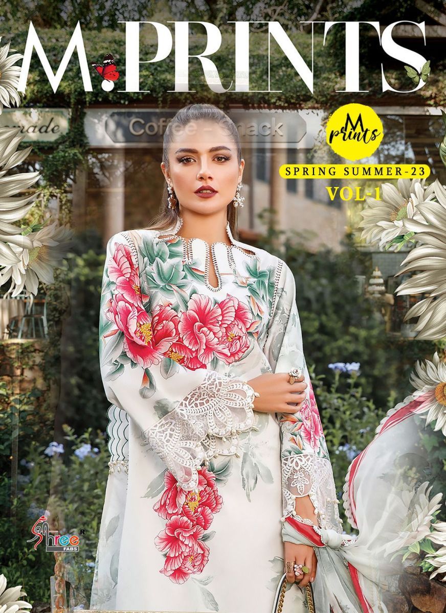 SHREE-FABS-M-PRINTS-SPRING-SUMMER-23-VOL-1-COTTON-EMBROIDERY-SUITS-AT-SURAT-1