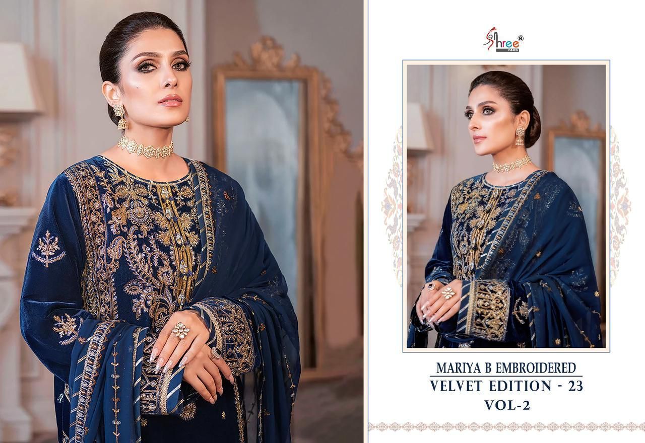 SHREE-FABS-MARIA-B-3259-3262-EMBROIDERED-VELVET-COLLECTION-VOL-02-10