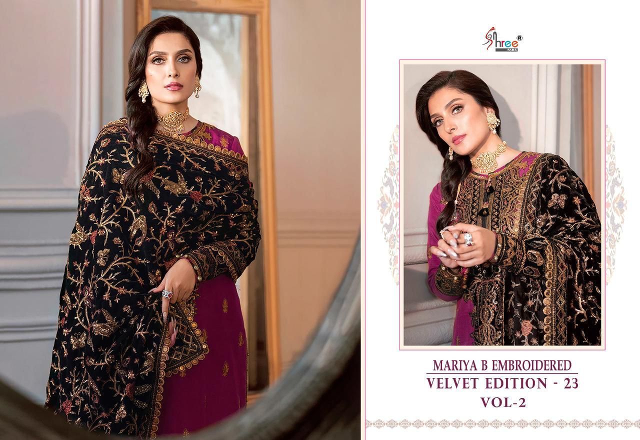SHREE-FABS-MARIA-B-3259-3262-EMBROIDERED-VELVET-COLLECTION-VOL-02-4