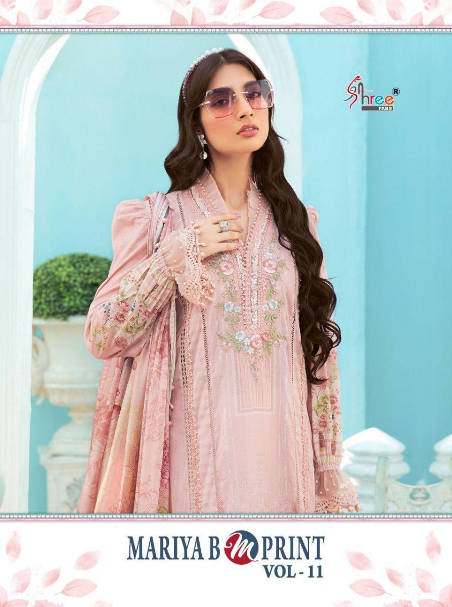 SHREE-FABS-MARIA-B-MPRINT-VOL-11-COTTON-PRINTED-PAKISTANI-SUITS-WHOLESALE-2