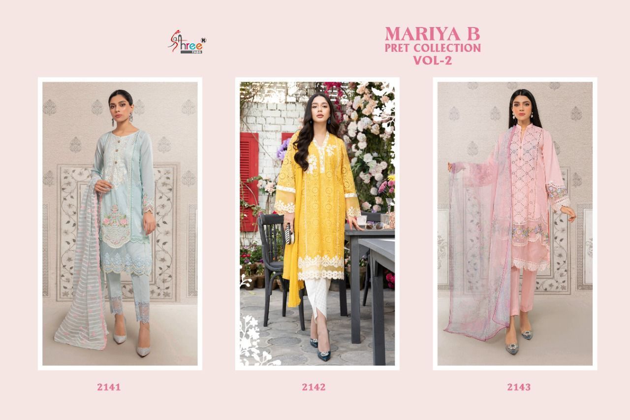 SHREE-FABS-MARIA-B-PRET-COLLECTION-VOL-2-COTTON-PAKISTANI-SUITS-WHOLESALE-5
