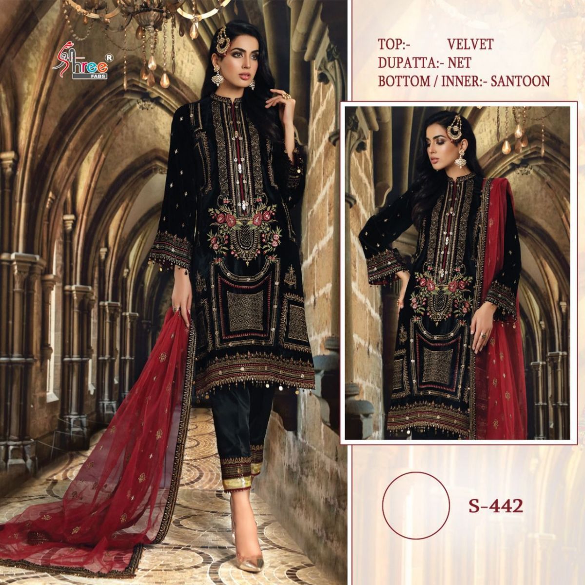 SHREE-FABS-MARIA-B-VELVET-S442-TO-S443-HIT-DESIGNS-IN-SINGLE-2