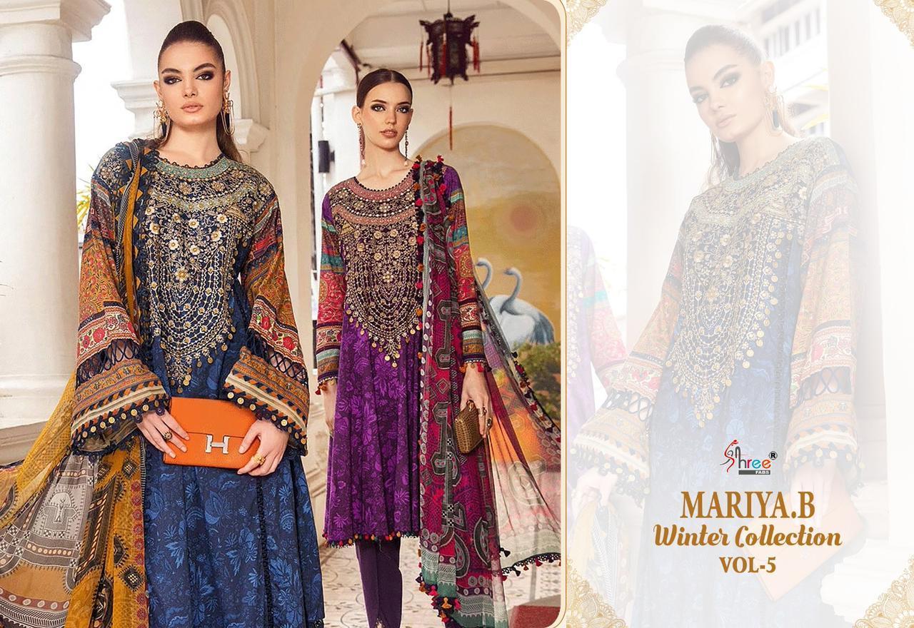 SHREE-FABS-MARIA-B-VOL5-PAKISTANI-WINTER-COLLECTION-SALWAR-SUITS-5