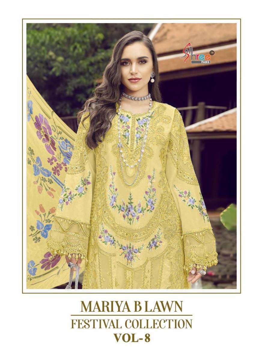 SHREE-FABS-MARIYA-B-LAWN-VOL-8-FESTIVAL-COLLECTION-SUITS-SUPPLIER-IN-SURAT-1