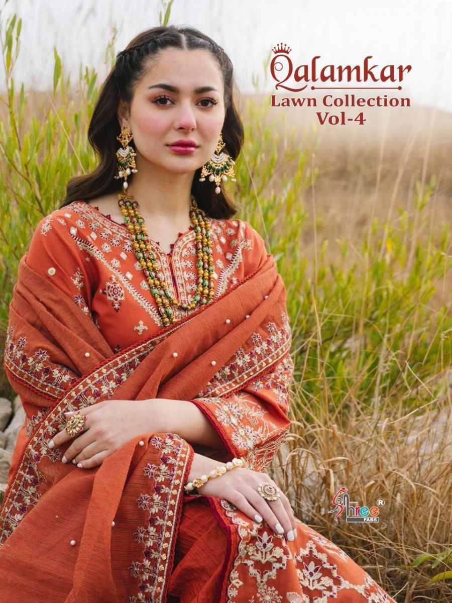 SHREE-FABS-QALAMKAR-LAWN-COLLECTION-VOL-4-2246-TO-2251-SERIES-PAKISTANI-SUITS-1