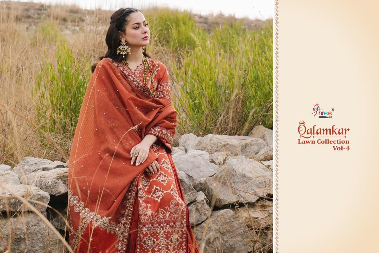 SHREE-FABS-QALAMKAR-LAWN-COLLECTION-VOL-4-2246-TO-2251-SERIES-PAKISTANI-SUITS-11