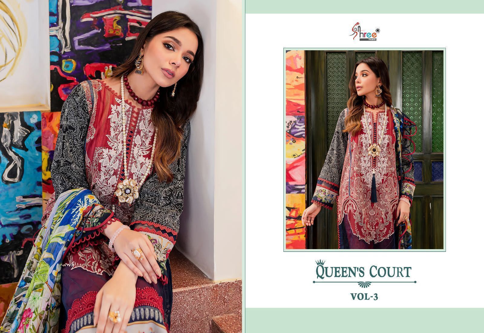SHREE-FABS-QUEENS-COURT-VOL-3-HEAVY-EMBROIDERY-PAKISTANI-SUITS-SURAT-7