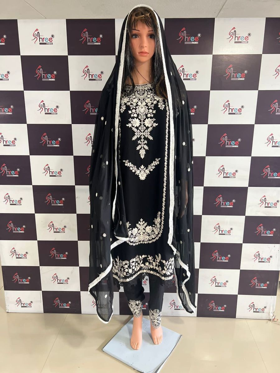 SHREE-FABS-R-1011-SERIES-GEORGETTE-KURTI-PANT-WITH-DUPATTA-AT-WHOLESALE-1