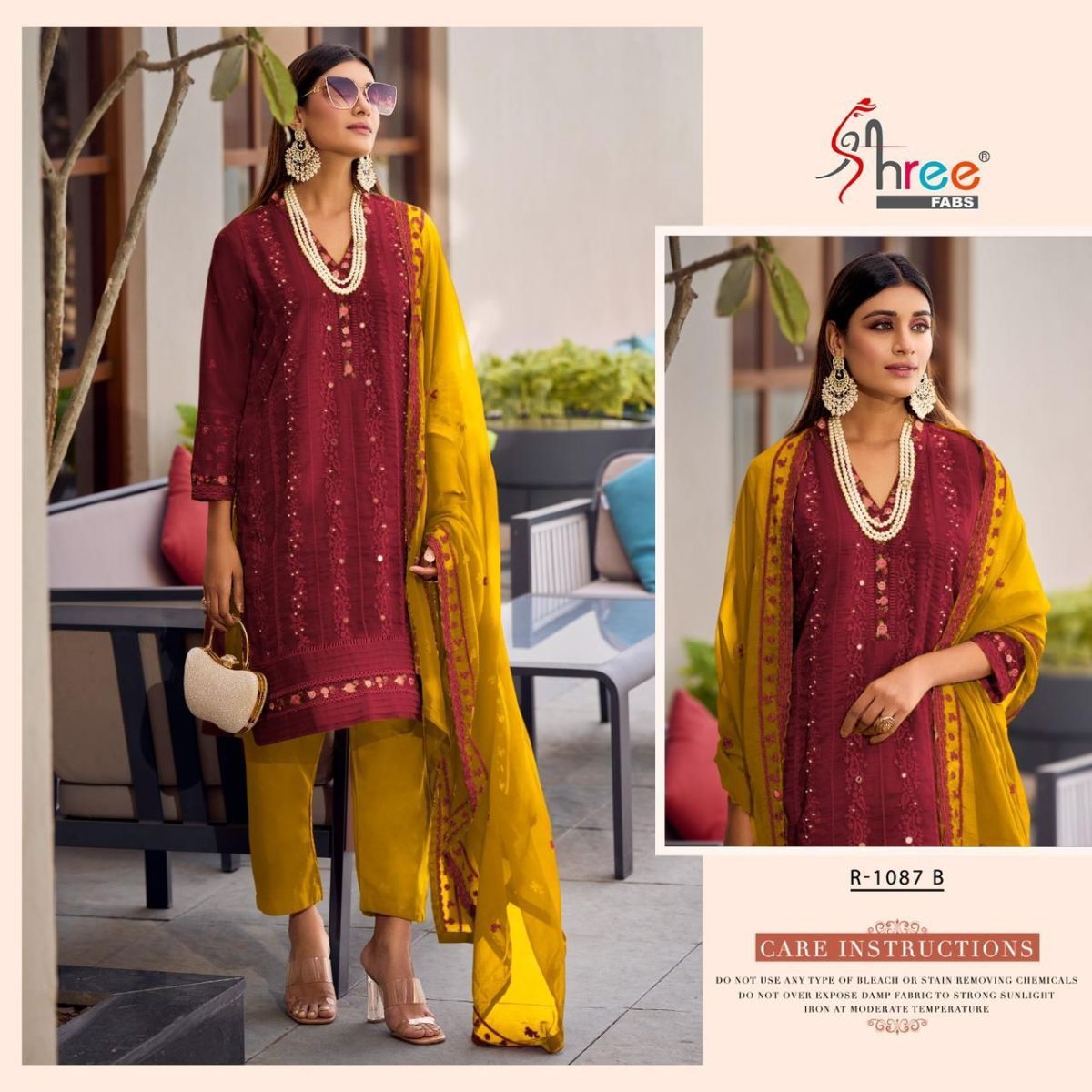 SHREE-FABS-R-1087-SERIES-ORGANZA-KURTI-PANT-WITH-DUPATTA-AT-SURAT-2