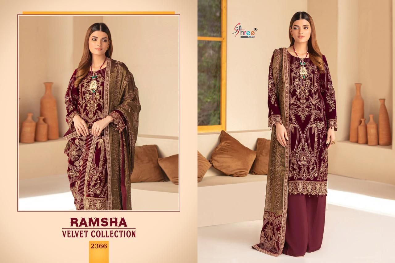 SHREE-FABS-RAMSHA-VELVET-COLLECTION-PAKISTANI-SUITS-WHOLESALE-4