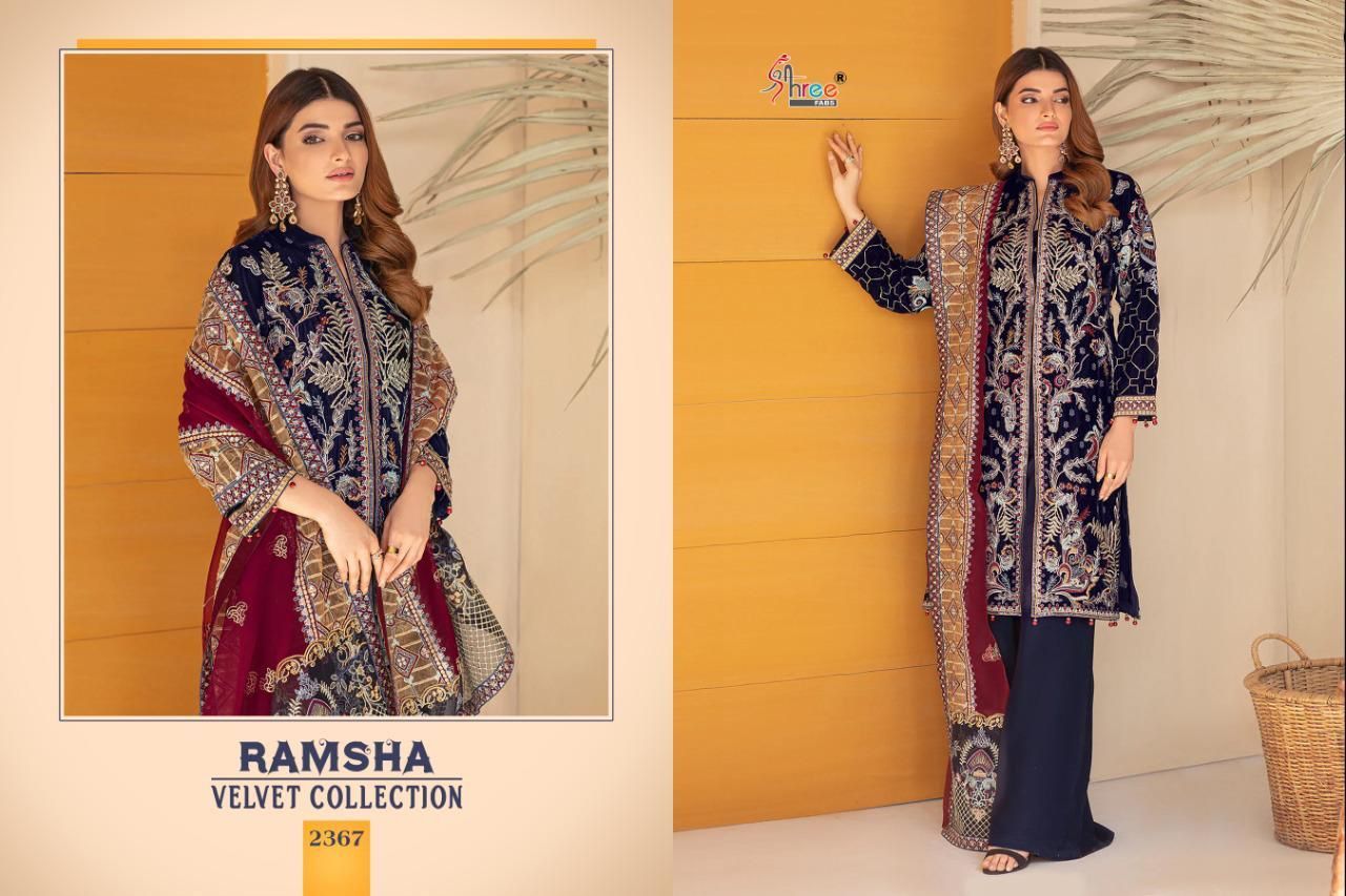 SHREE-FABS-RAMSHA-VELVET-COLLECTION-PAKISTANI-SUITS-WHOLESALE-5