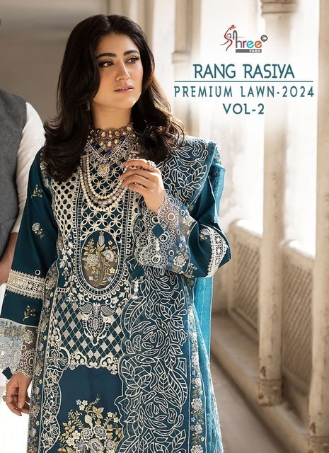 SHREE-FABS-RANG-RASIYA-PREMIUM-LAWN-VOL-2-PAKISTANI-SALWAR-SUIT-SUPPLIER-IN-SURAT-1